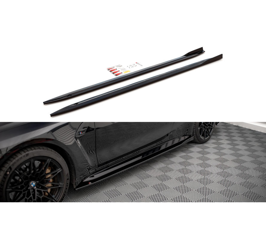 Maxton Design Side Skirts Diffusers V.1 BMW M4 G82