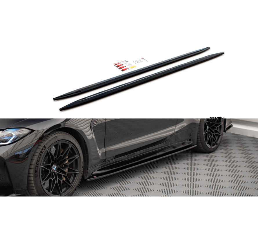 Maxton Design Side Skirts Diffusers V.2 BMW M4 G82