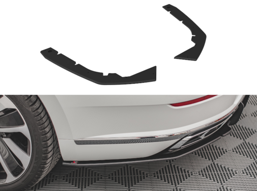 Maxton Design Maxton Design Street Pro Rear Side Splitters Volkswagen Arteon R-Line Facelift