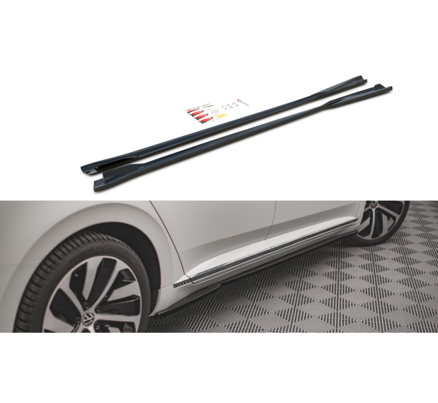 Maxton Design Side Skirts Diffusers Volkswagen Arteon R/ R-Line Facelift