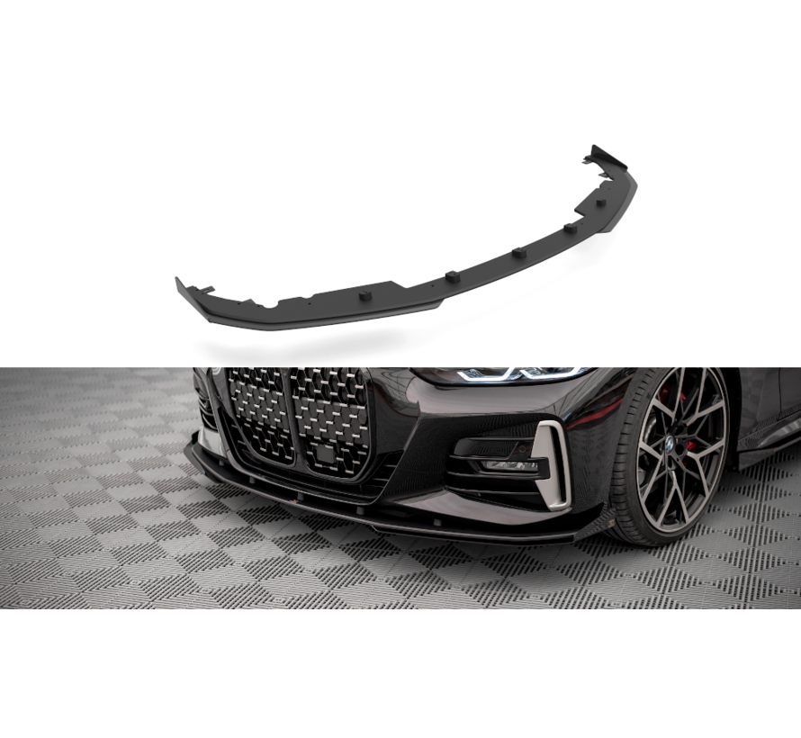 Maxton Design Street Pro Front Splitter + Flaps BMW 4 M-Pack G22