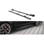 Maxton Design Street Pro Side Skirts Diffusers + Flaps BM 4 M-Pack G22