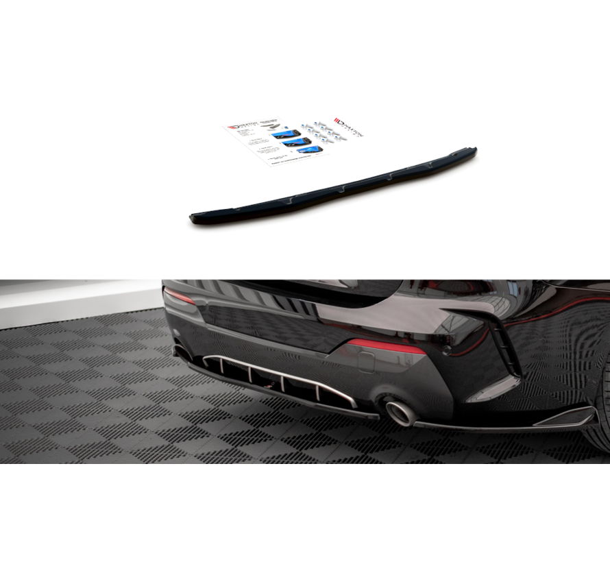 Maxton Design Central Rear Splitter for BMW 4 M-Pack G22