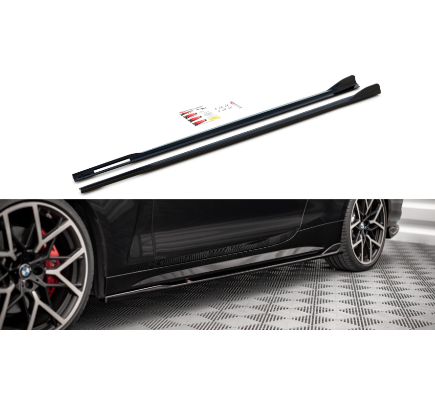 Maxton Design Side Skirts Diffusers V.2 BMW 4 M-Pack / M440i G22