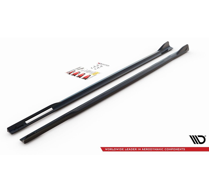 Maxton Design Side Skirts Diffusers V.2 BMW 4 M-Pack / M440i G22