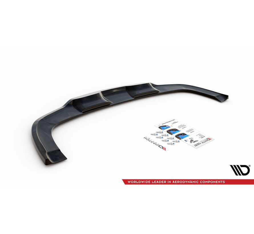 Maxton Design Central Rear Splitter (with vertical bars) Kia XCeed Mk1