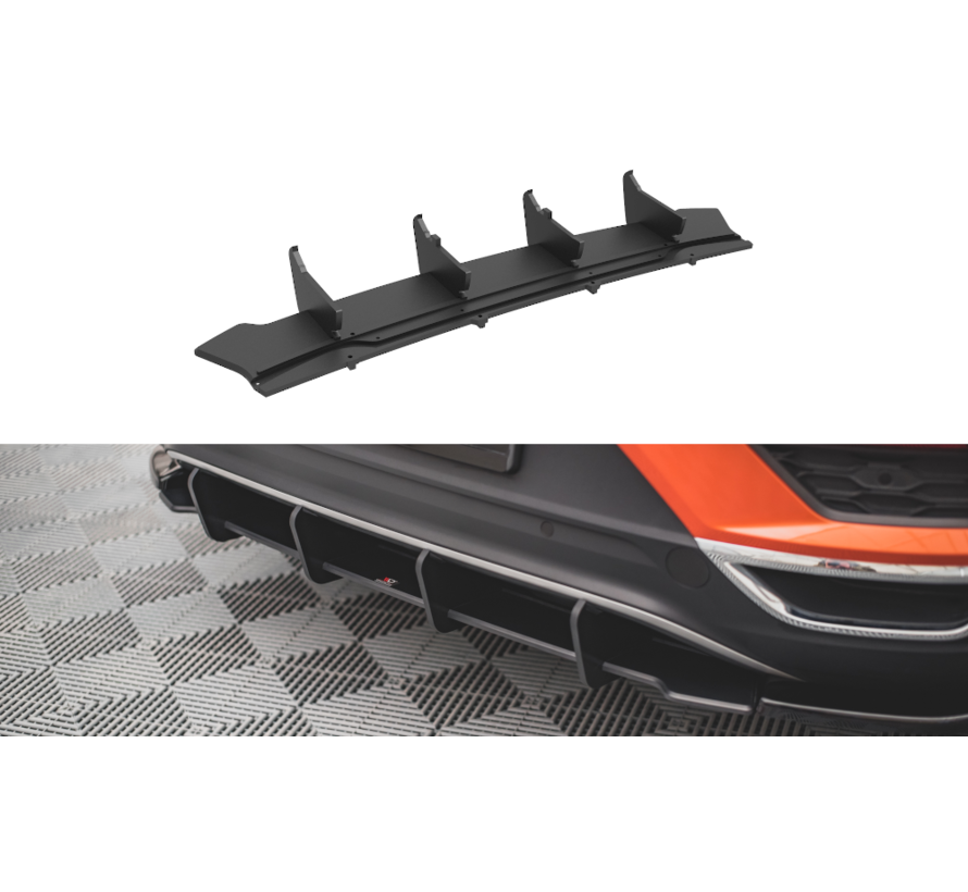 Maxton Design Street Pro Rear Diffuser Volkswagen T-Roc Mk1