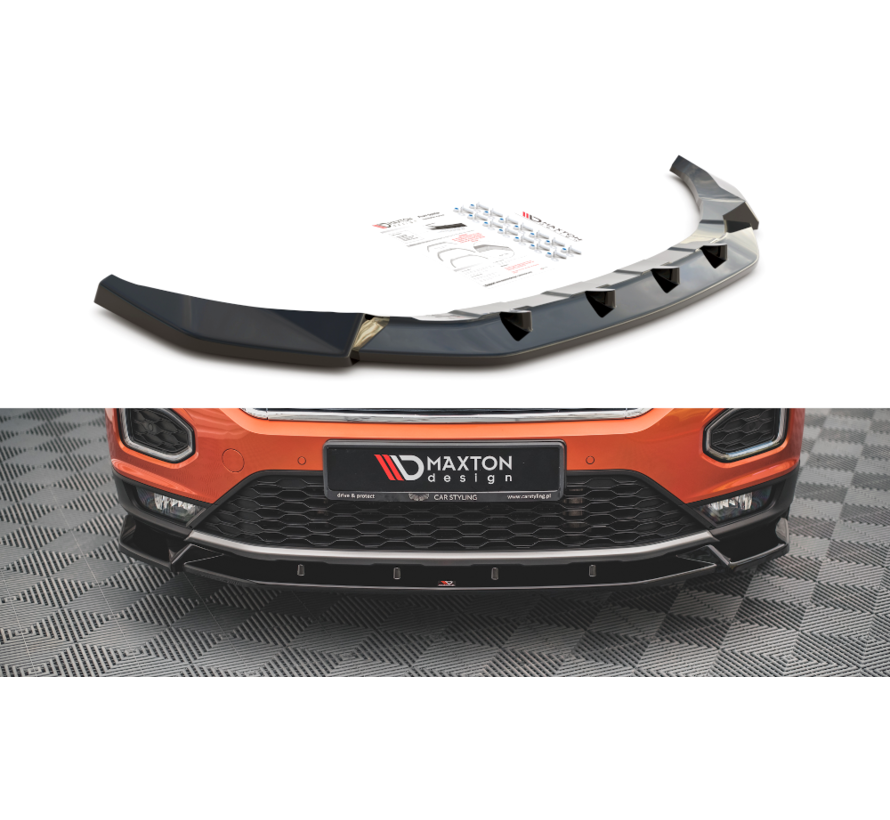 Maxton Design Front Splitter V.2 Volkswagen T-Roc Mk1