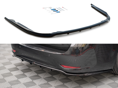 Maxton Design Maxton Design Central Rear Splitter (with vertical bars) Toyota Avensis Wagon Mk3 Facelift