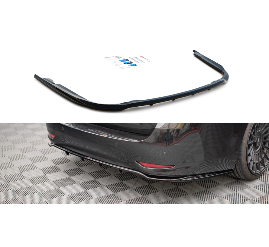Maxton Design Central Rear Splitter (with vertical bars) Toyota Avensis Wagon Mk3 Facelift