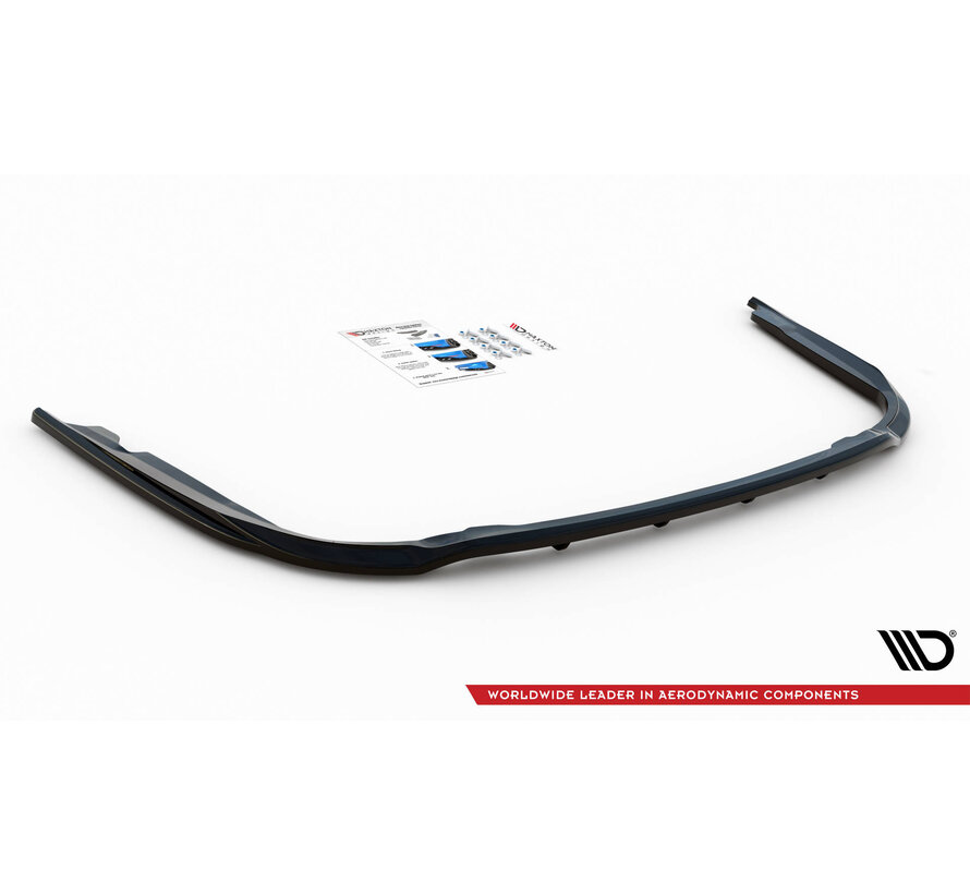 Maxton Design Central Rear Splitter (with vertical bars) Toyota Avensis Wagon Mk3 Facelift