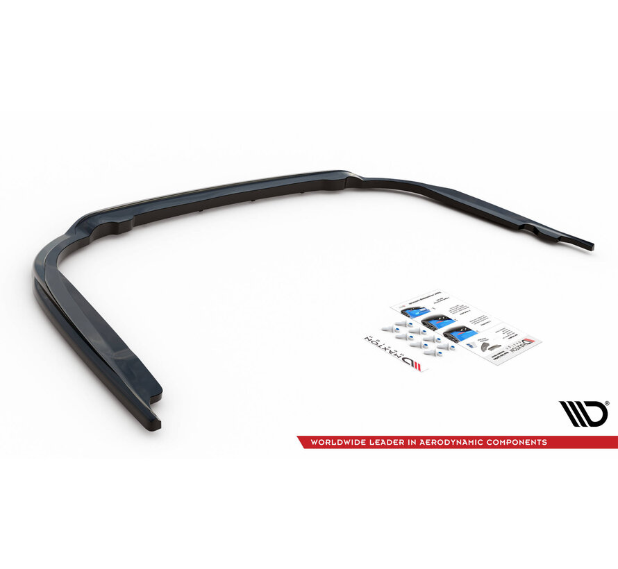 Maxton Design Central Rear Splitter (with vertical bars) Toyota Avensis Wagon Mk3 Facelift