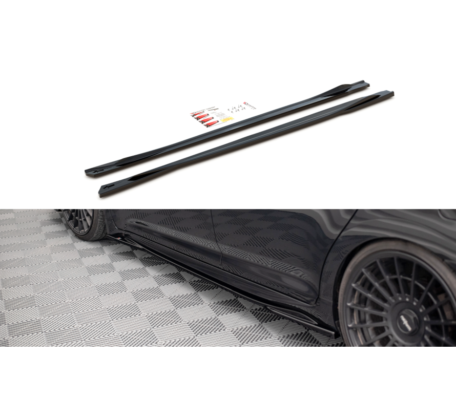 Maxton Design Side Skirts Diffusers Toyota Avensis Mk3 Facelift