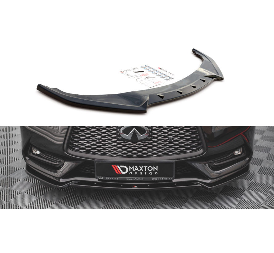 Maxton Design Front Splitter Infiniti Q60 S Mk2