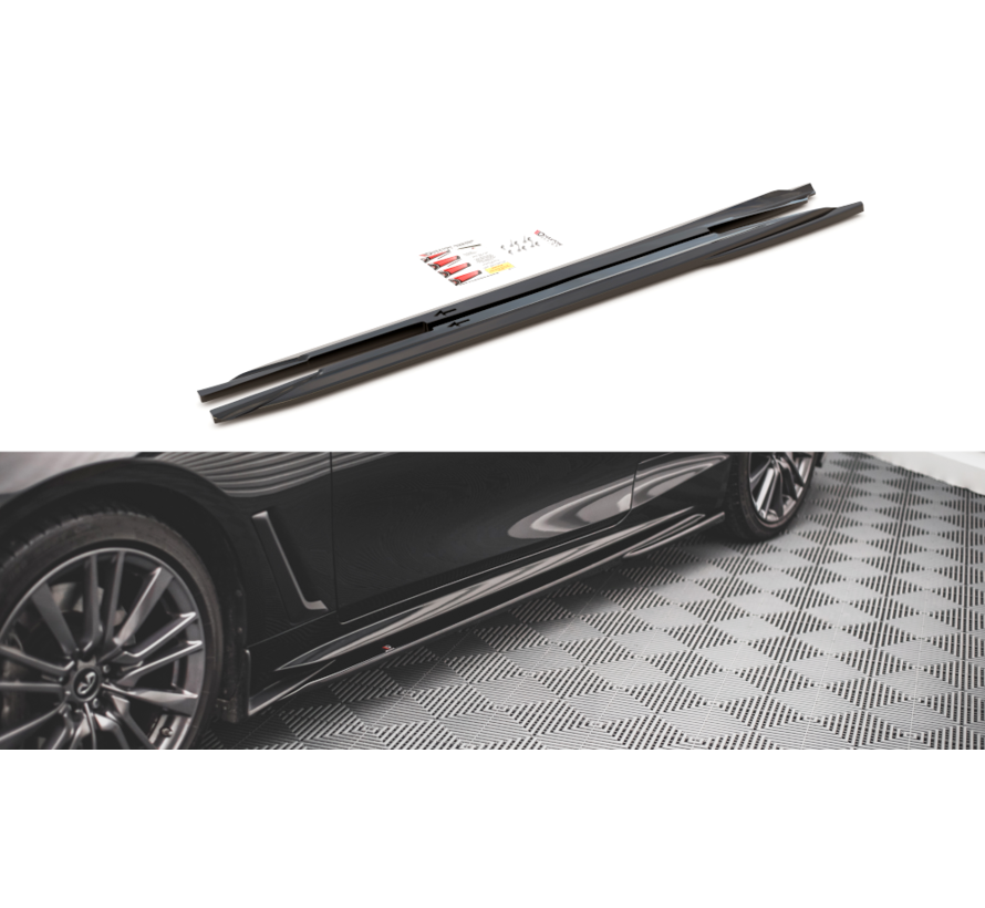 Maxton Design Side Skirts Diffusers Infiniti Q60 S Mk2