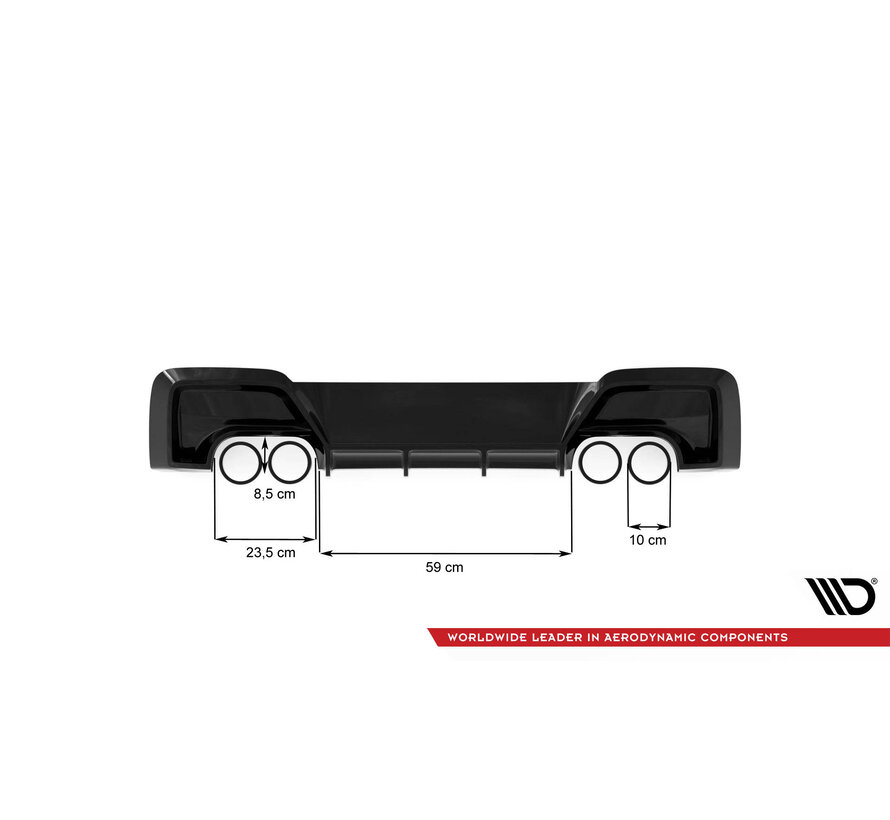 Maxton Design Rear Valance V.2  passend voor BMW M135i F20