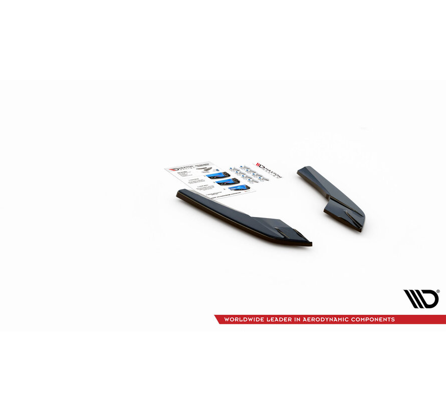 Maxton Design Rear Side Splitters Audi S3 Sedan 8V