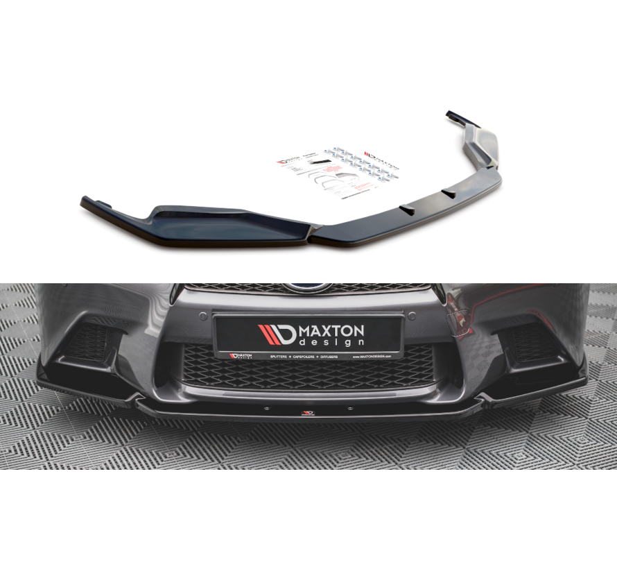 Maxton Design Front Splitter V.1 Lexus GS F Sport Mk4 (L10)