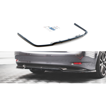 Maxton Design Maxton Design Central Rear Splitter (with vertical bars) Lexus GS F Sport Hybrid Mk4 (L10)