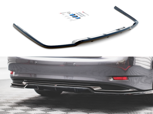 Maxton Design Maxton Design Central Rear Splitter (with vertical bars) Lexus GS F Sport Hybrid Mk4 (L10)