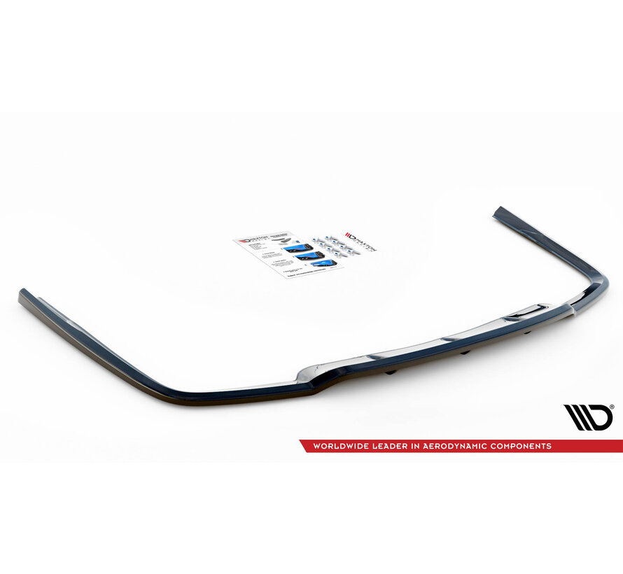 Maxton Design Central Rear Splitter (with vertical bars) Lexus GS F Sport Hybrid Mk4 (L10)