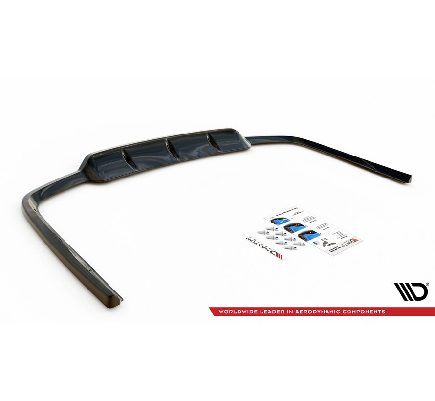 Maxton Design Central Rear Splitter (with vertical bars) Lexus GS F Sport Hybrid Mk4 (L10)
