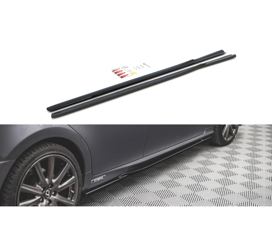 Maxton Design Side Skirts Diffusers Lexus GS F Sport Mk4(L10)
