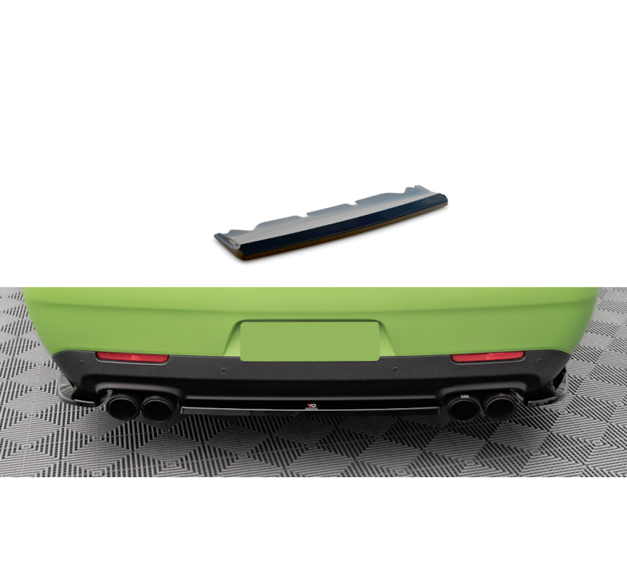 Maxton Design Central Rear Splitter for Dodge Challenger SRT Hellcat Widebody Mk3