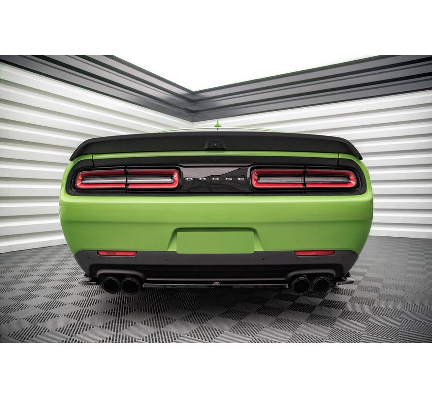 Maxton Design Central Rear Splitter for Dodge Challenger SRT Hellcat Widebody Mk3