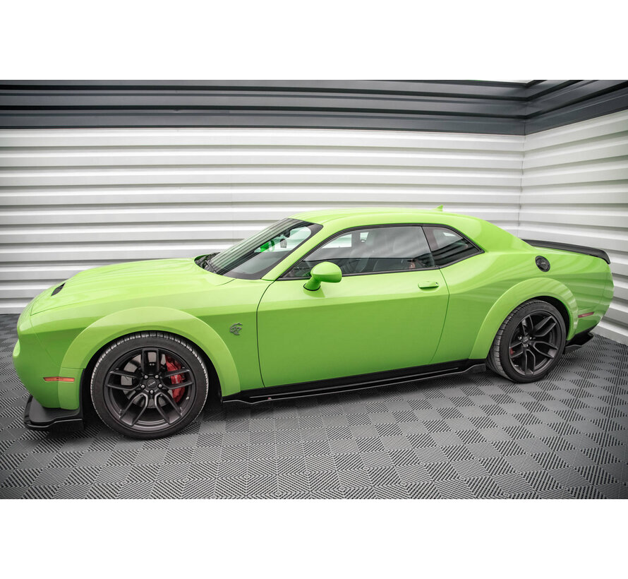 Maxton Design Side Skirts Diffusers Dodge Challenger SRT Hellcat Widebody Mk3