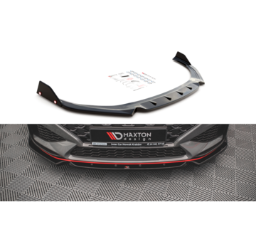 Maxton Design Maxton Design Front Splitter V.1 + Flaps Hyundai I30 N Hatchback/Fastback Mk3 Facelift