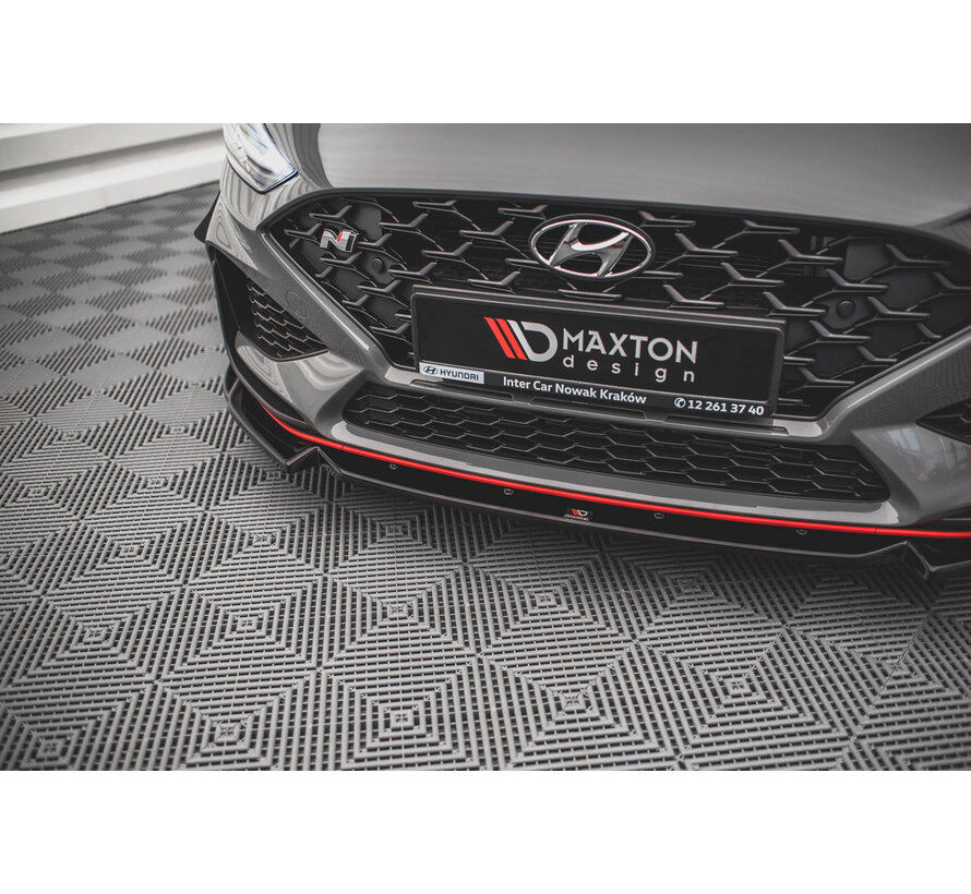 Maxton Design Front Splitter V.2 Hyundai I30 N Hatchback/Fastback Mk3 Facelift