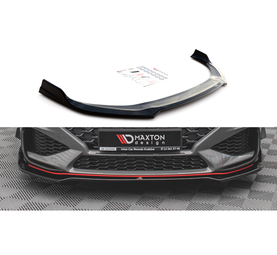 Maxton Design Front Splitter V.3 Hyundai I30 N Hatchback/Fastback Mk3 Facelift