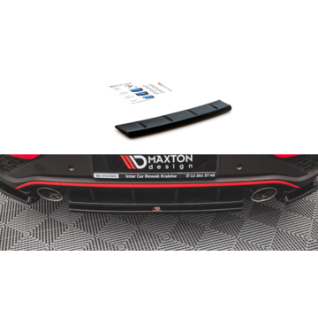 Maxton Design Maxton Design Central Rear Splitter for Hyundai I30 N Hatchback Mk3 Facelift