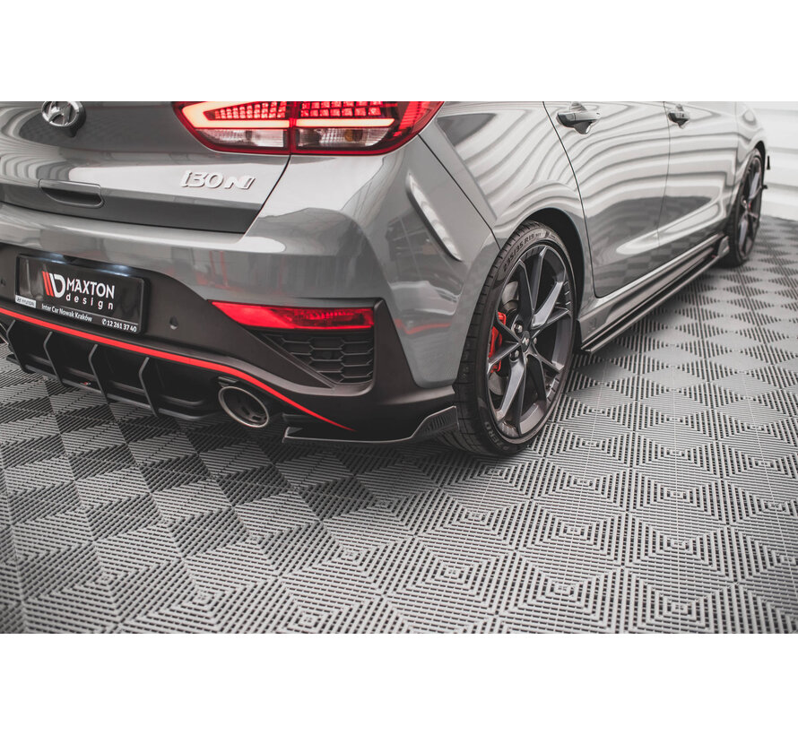 Maxton Design Rear Side Splitters V.3 Hyundai I30 N Hatchback Mk3 Facelift