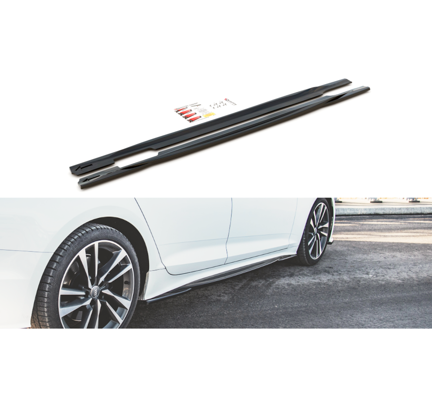 Maxton Design Side Skirts Diffusers Audi S5 / A5 S-Line Sportback F5 Facelift