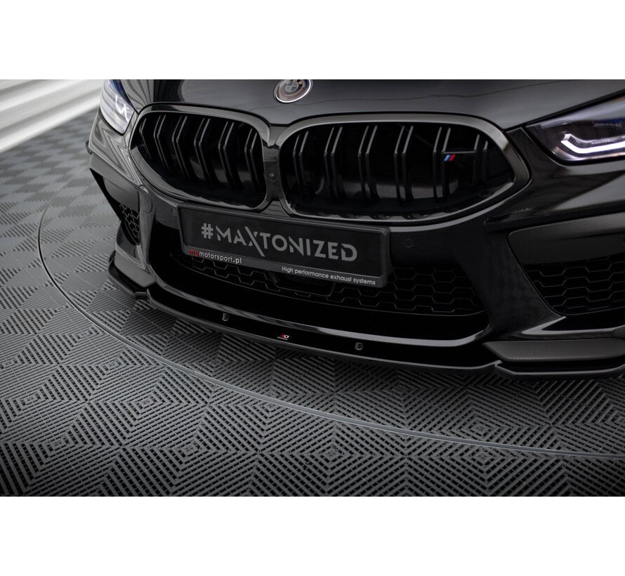 Maxton Design Front Splitter V.1 + Flaps BMW M8 Gran Coupe F93