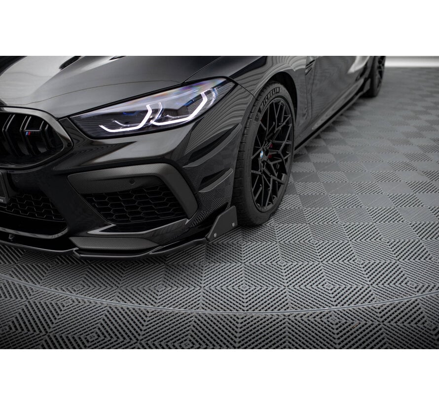 Maxton Design Front Splitter V.1 + Flaps BMW M8 Gran Coupe F93