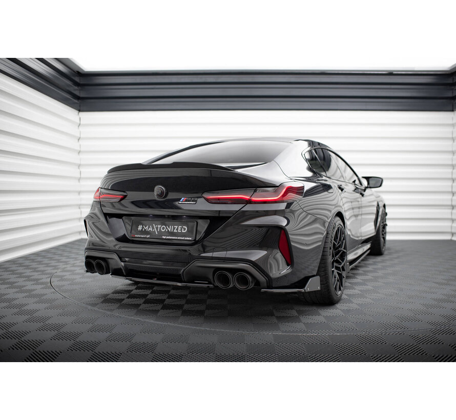 Maxton Design Rear Side Splitters V.1 + Flaps BMW M8 Gran Coupe F93