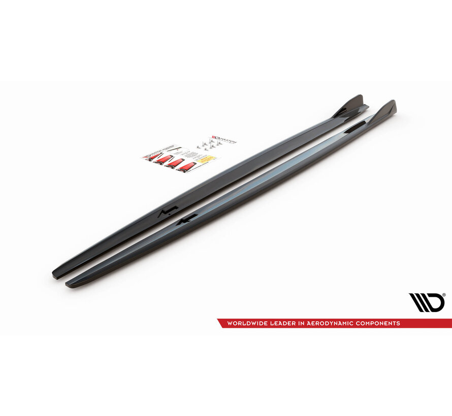 Maxton Design Side Skirts Diffusers V.2 BMW 2 Gran Coupe M-Pack / M235i F44