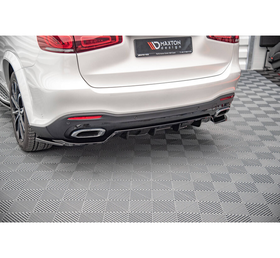 Maxton Design Central Rear Splitter (with vertical bars) Mercedes-Benz GLS AMG-Line X167