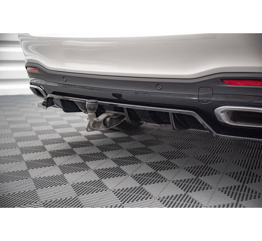 Maxton Design Central Rear Splitter (with vertical bars) Mercedes-Benz GLS AMG-Line X167