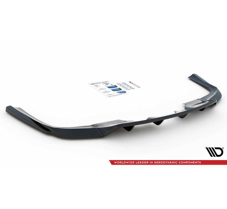 Maxton Design Central Rear Splitter (with vertical bars) Mercedes-Benz GLS AMG-Line X167