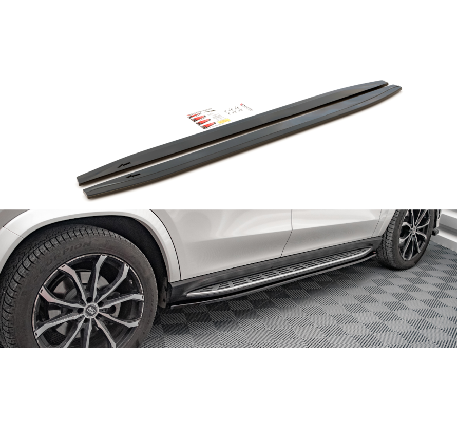 Maxton Design Side Skirts Diffusers Mercedes-Benz GLS AMG-Line X167