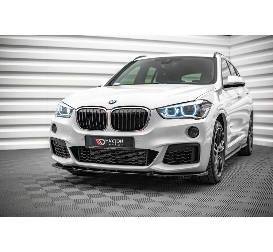 Maxton Design Front Splitter V.1 passend voor BMW X1 M-Pack F48