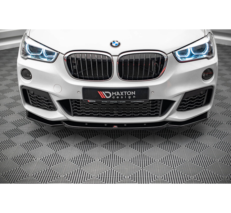 Maxton Design Front Splitter V.1 passend voor BMW X1 M-Pack F48