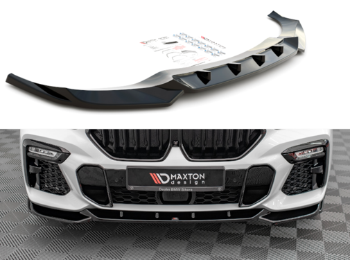 Maxton Design Maxton Design Front Splitter V.1 BMW X6 M-Pack G06