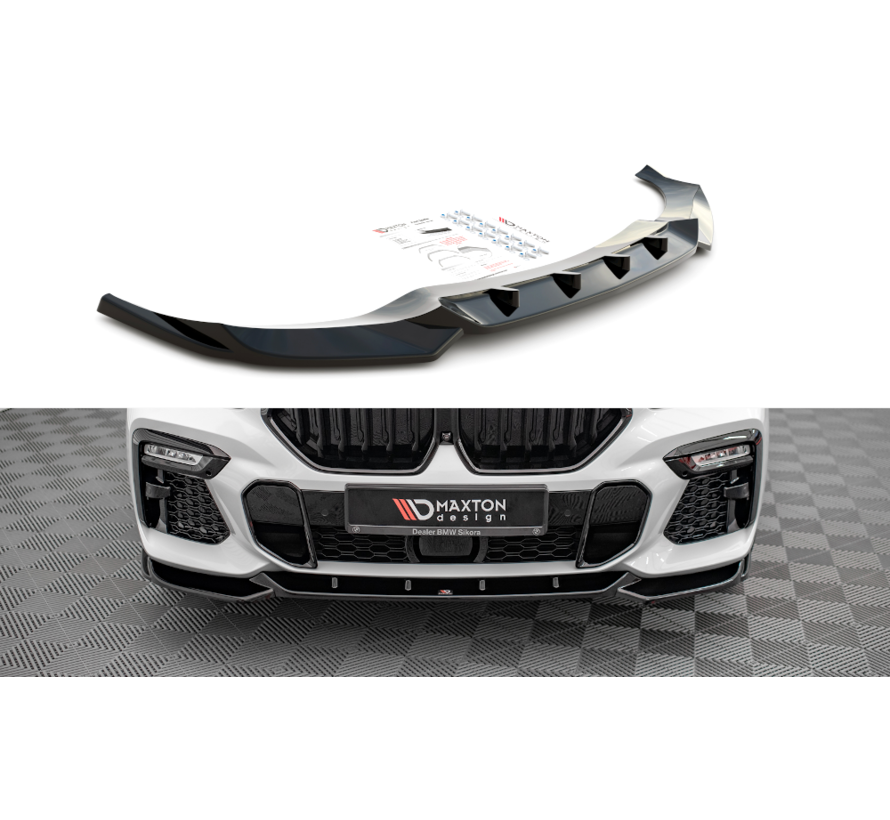 Maxton Design Front Splitter V.1 BMW X6 M-Pack G06