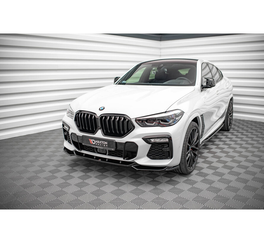 Maxton Design Front Splitter V.1 passend voor BMW X6 M-Pack G06