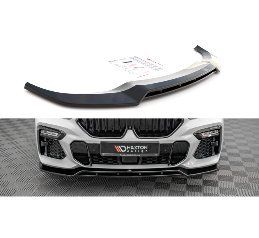 Maxton Design Front Splitter V.2 BMW X6 M-Pack G06